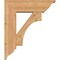 Ekena Millwork Westlake Traditional Smooth Bracket w/ Offset Brace, Western Red Cedar, 7 1/2"W x 24"D x 28"H BKT0806X24X28WTL01SWR - alternate 2